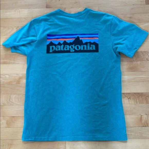 Patagonia Green Short Sleeve Tee - Picture 2 of 3